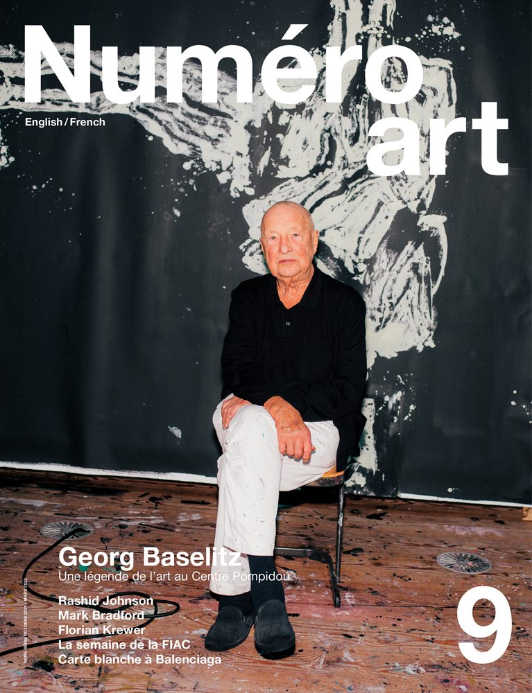 Georg Baselitz par Christoph Schaller dans son atelier.