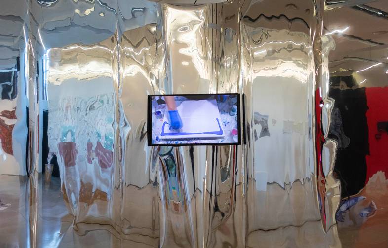 Vue de l'installation de Yuyan Wang au 65e Salon de Montrouge, 2021. ©Ville de Montrouge -  Antoine Favier