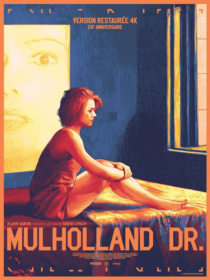 Affiche de Mulholland Drive de David Lynch en version restaurée 4K