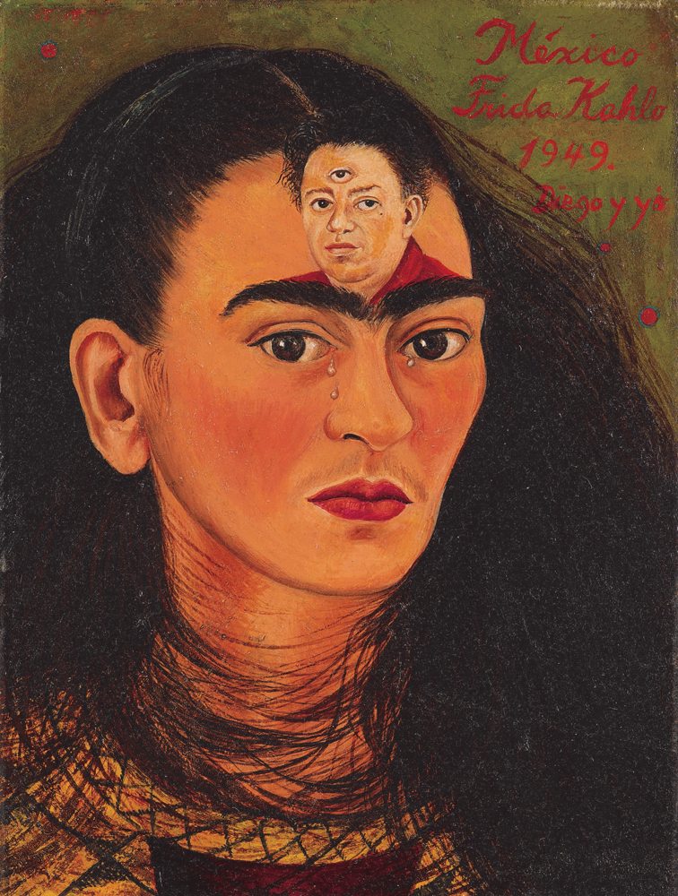 Frida Kahlo, Diego y yo, 1949 © Sotheby's New York. 