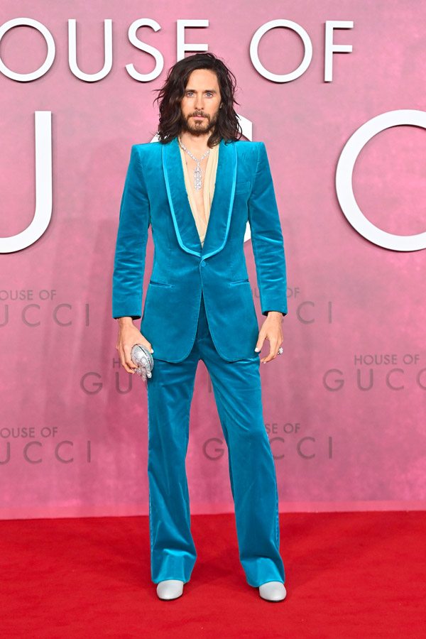 Jared Leto en costume Gucci © Courtesy of Getty