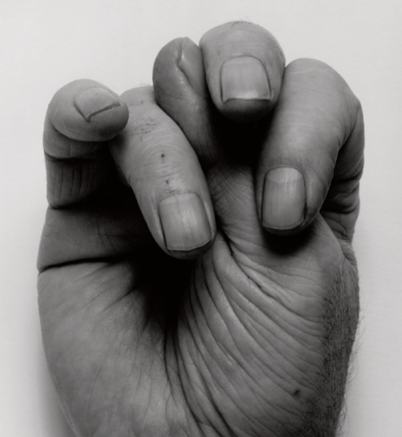 John Coplans, Front Hand, Thumb Up, Middle, 1988 © The John Coplans Trust. 
