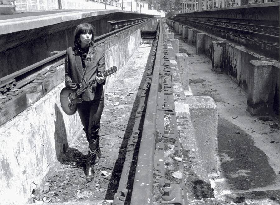 Chrissie Hynde, The Pretenders, Gare d'Auteuil, Paris, juin 1980  @ Pierre-René Worms 