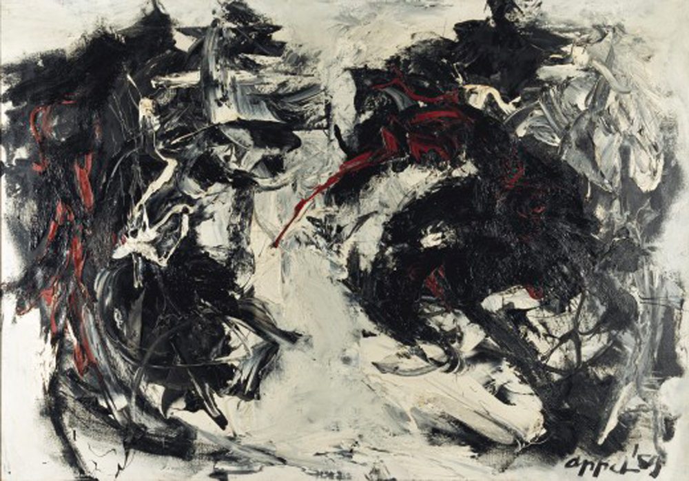 Karel Appel, “La Bataille” (1959). € 150,000 - 250,000