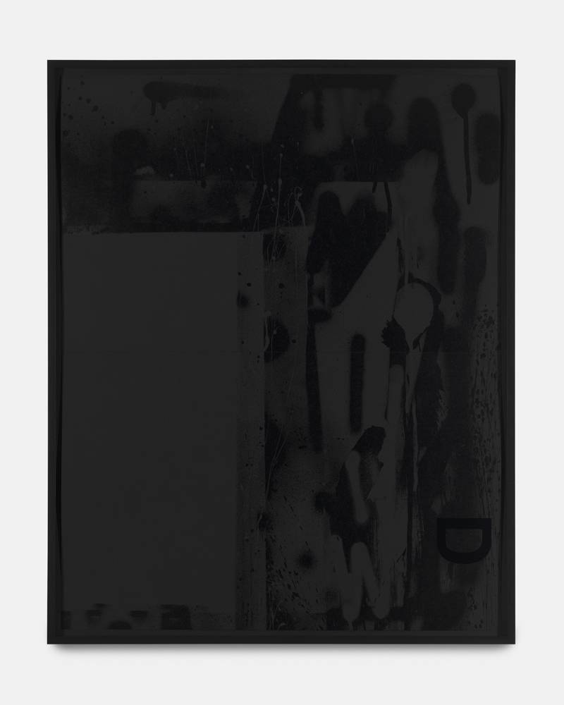Adam Pendleton, “Black Dada Drawing (D)” (2021) .© Adam Pendleton / courtesy of the artist and Galerie Max Hetzler Berlin Paris London. Photo: Nicolas Brasseur