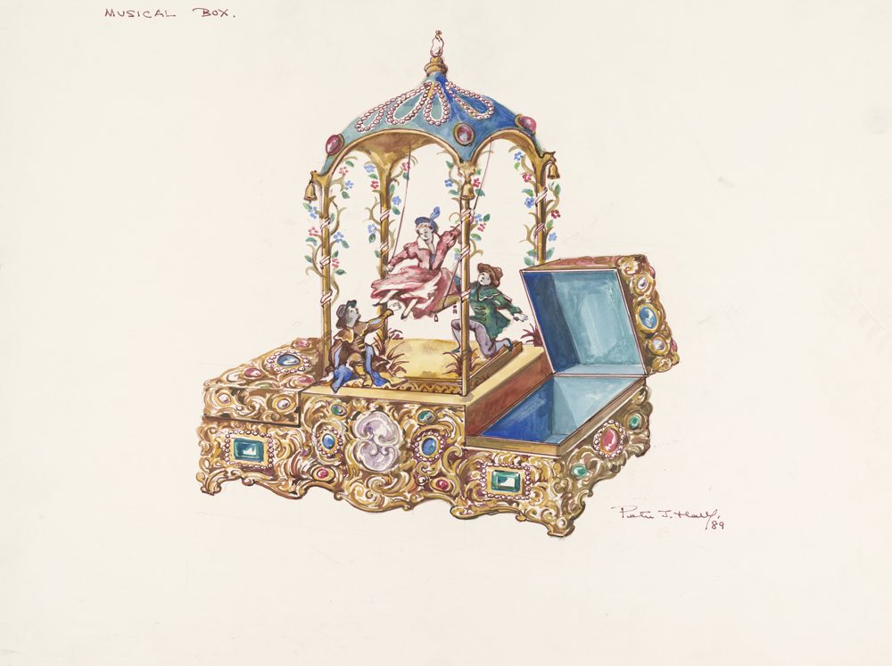 Beauty and the Beast, 1991 Peter J. Hall Concept art Watercolor, marker and graphite on paper 23 7/8 × 18 in. (60.6 × 45.7 cm) Walt Disney Animation Research Library © Disney