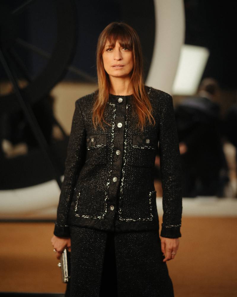 Caroline de Maigret au défilé Chanel haute couture printemps-été 2022