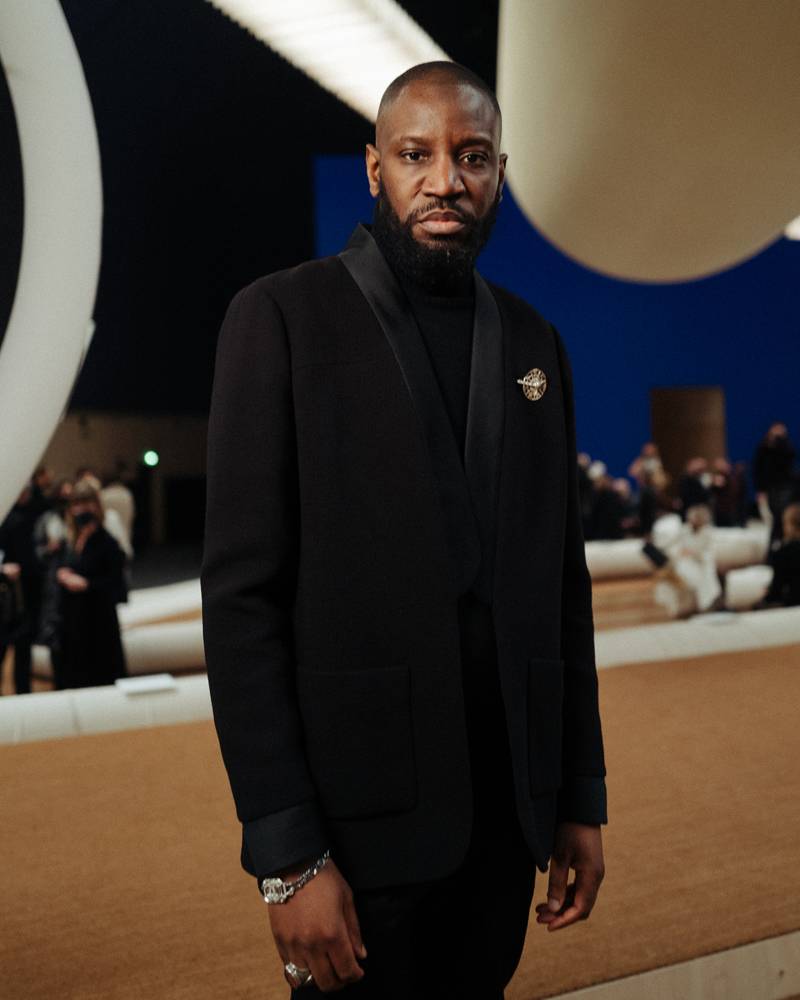 Abd Al Malik au défilé Chanel haute couture printemps-été 2022