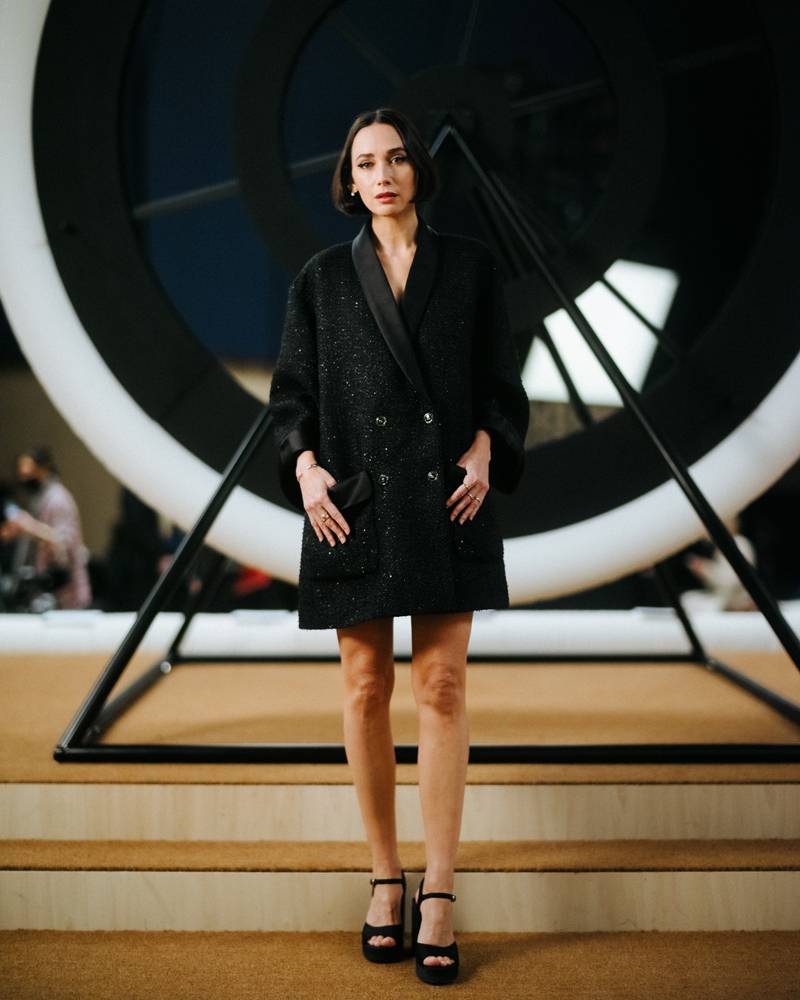 Rebecca Dayan au défilé Chanel haute couture printemps-été 2022