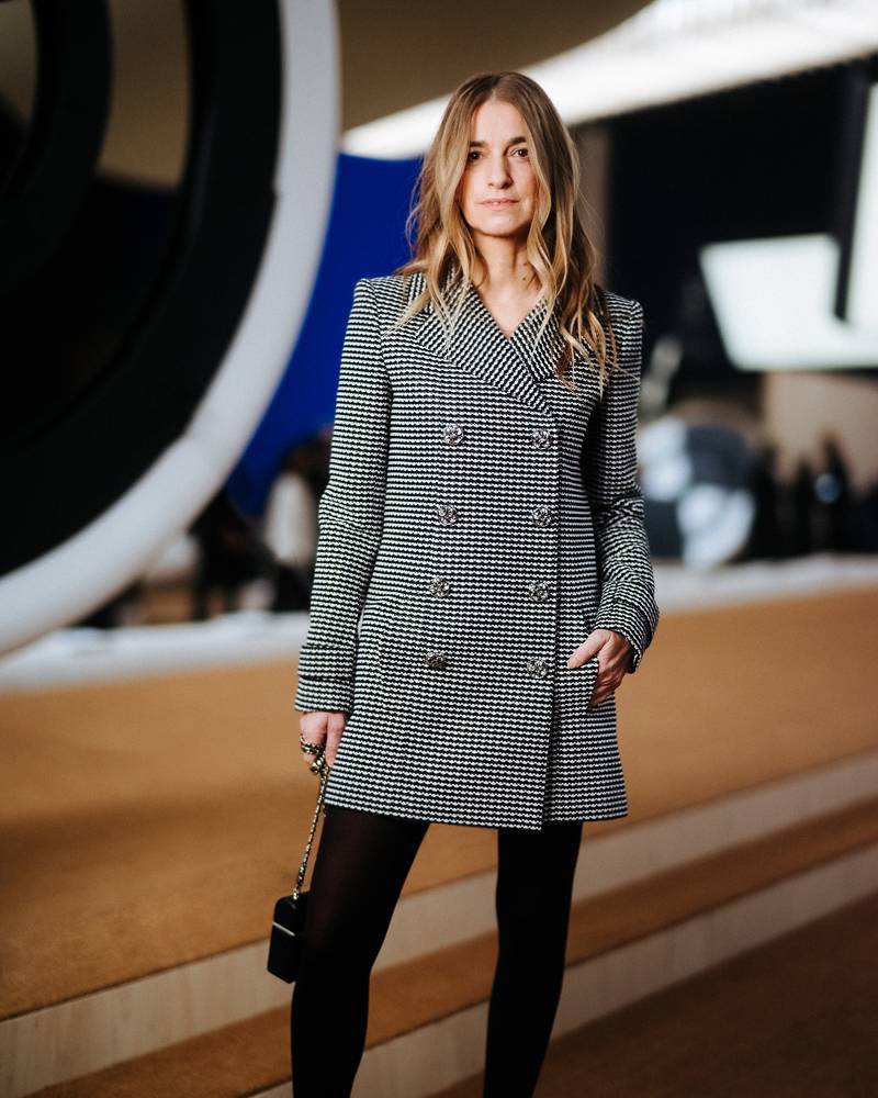 Joana Preiss au défilé Chanel haute couture printemps-été 2022