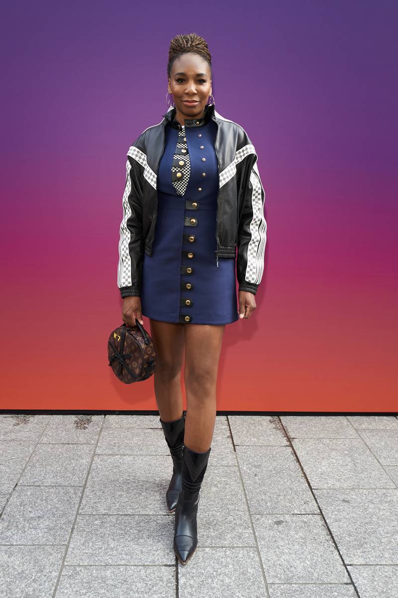 Venus Williams au défilé Louis Vuitton automne-hiver 2022-2023