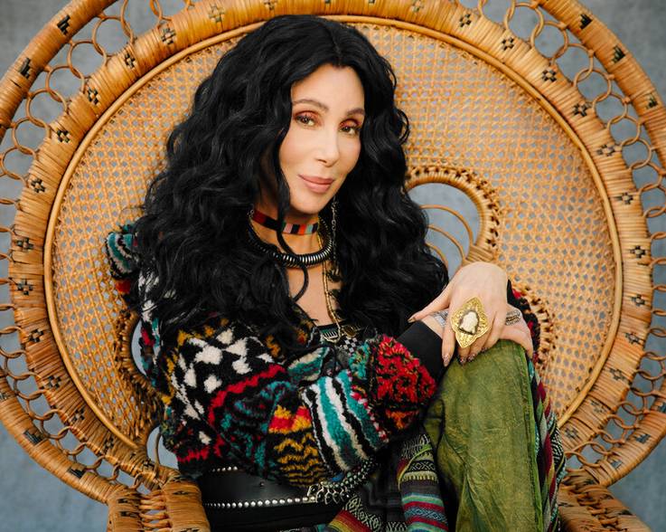The pop star Cher for Ugg
