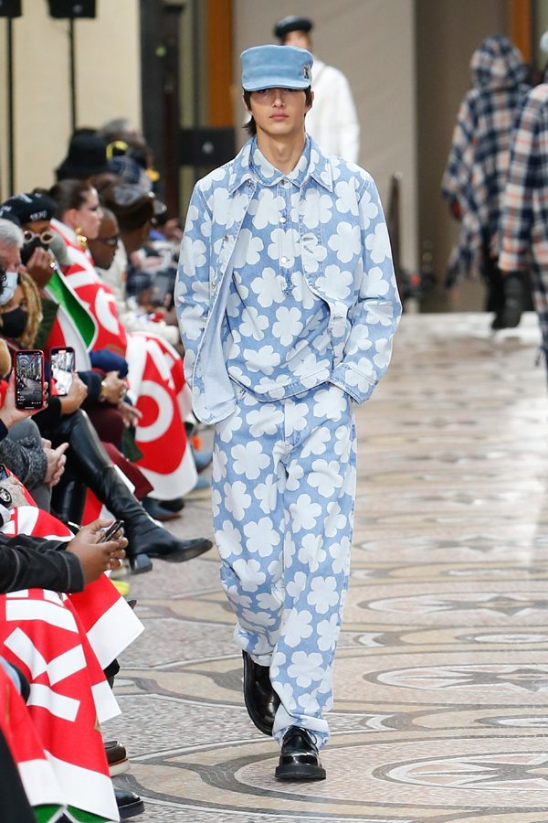 Nigo presents a first preppy and blossoming fall collection for Kenzo