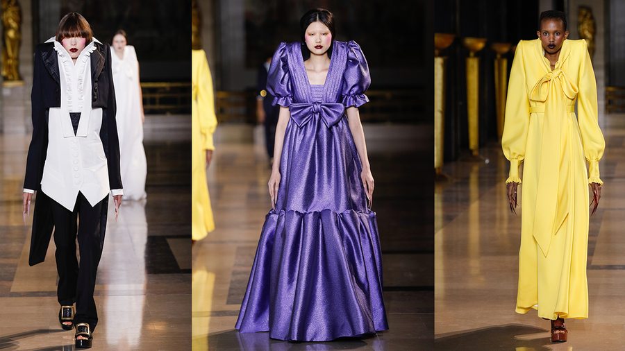 Le comte Dracula hante le défilé Viktor & Rolf haute couture printemps-été 2022
