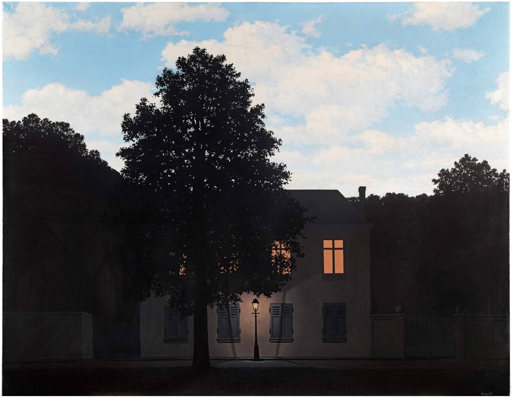 René Magritte, “L'Empire des lumières” (1961).