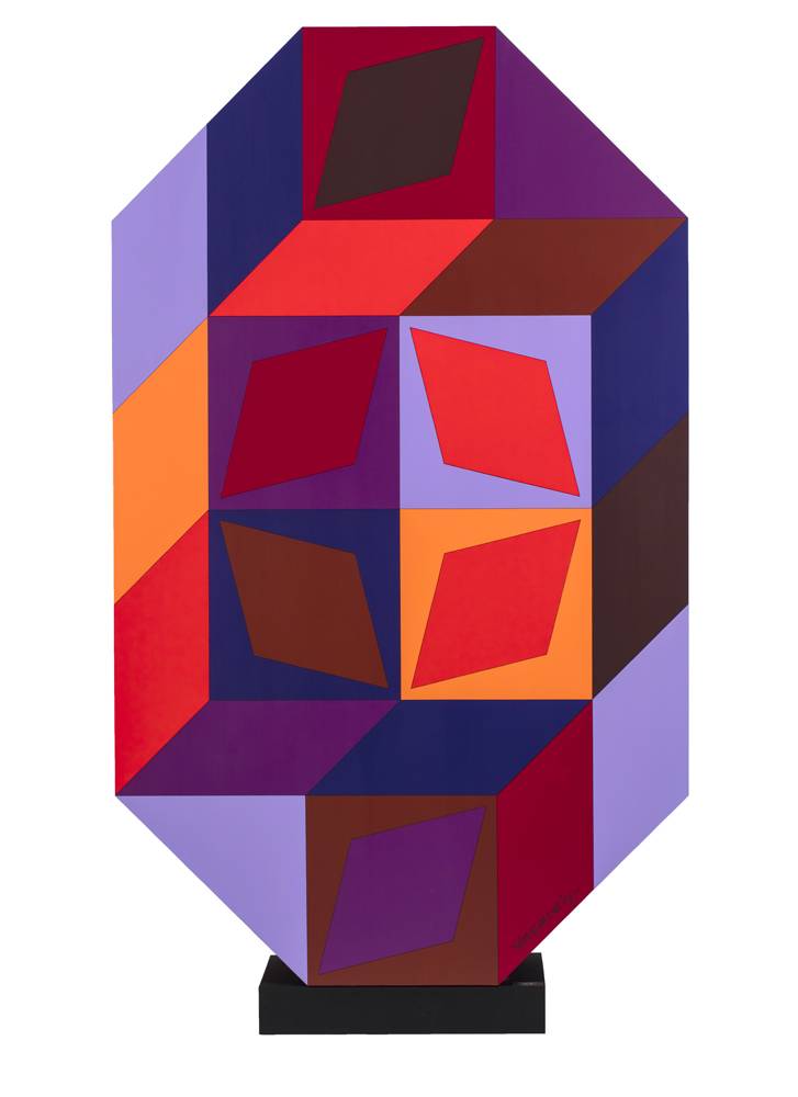 Victor Vasarely, Ter F2 n°E.F.V. II (1969- 2010). Photo credit: Fabrice Lepeltier and Fondation Vasarely
