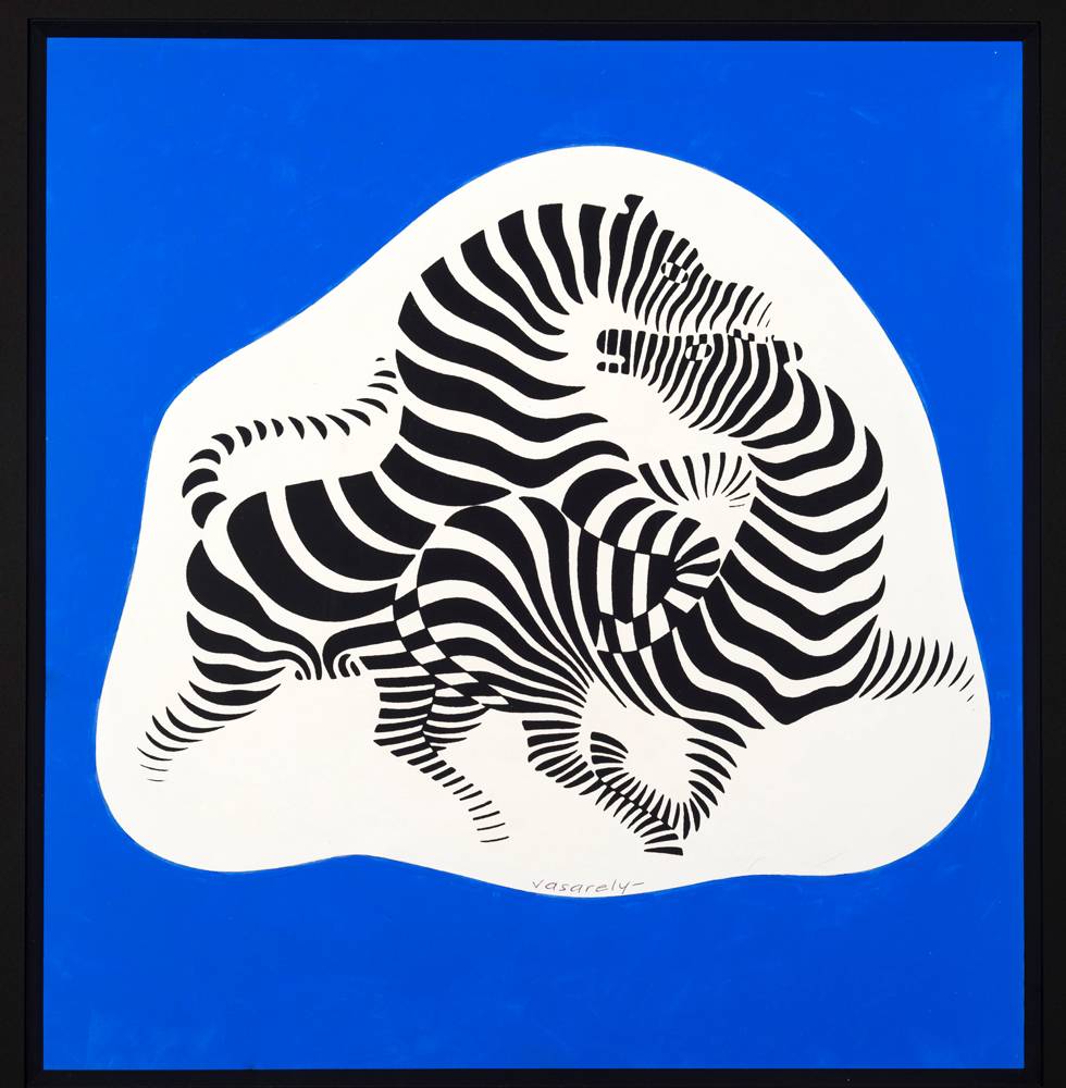 Victor Vasarely, Zèbres, pos (1940-1976). Photo credit: Fabrice Lepeltier and Fondation Vasarely