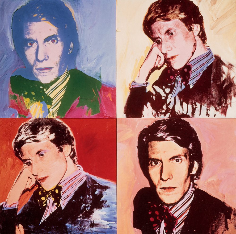 Andy Warhol, “Portrait d’Yves Saint Laurent” (1972). The Andy Warhol Foundation for the Visual Arts, Inc. / Licensed by ADAGP, Paris 2022