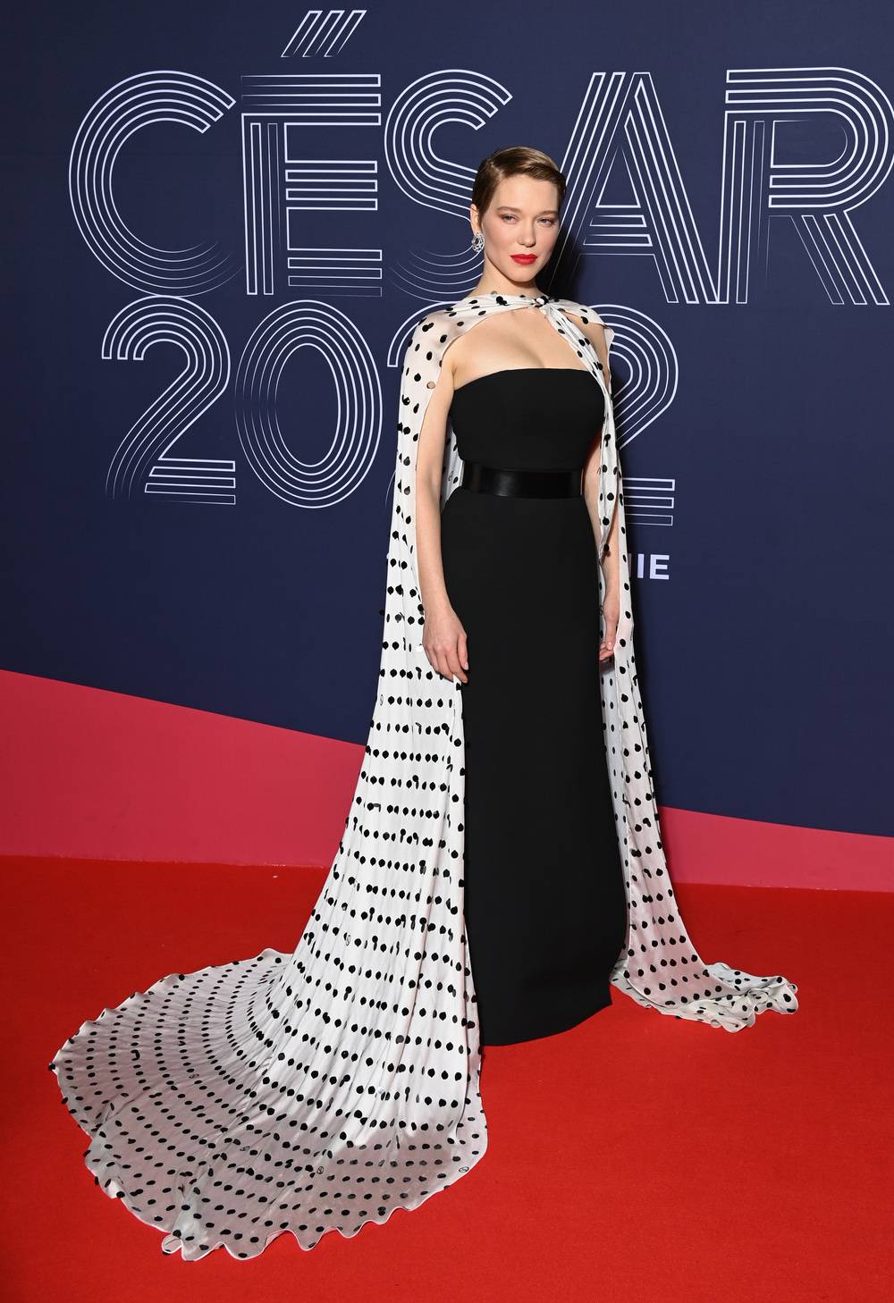 Léa Seydoux en robe Louis Vuitton