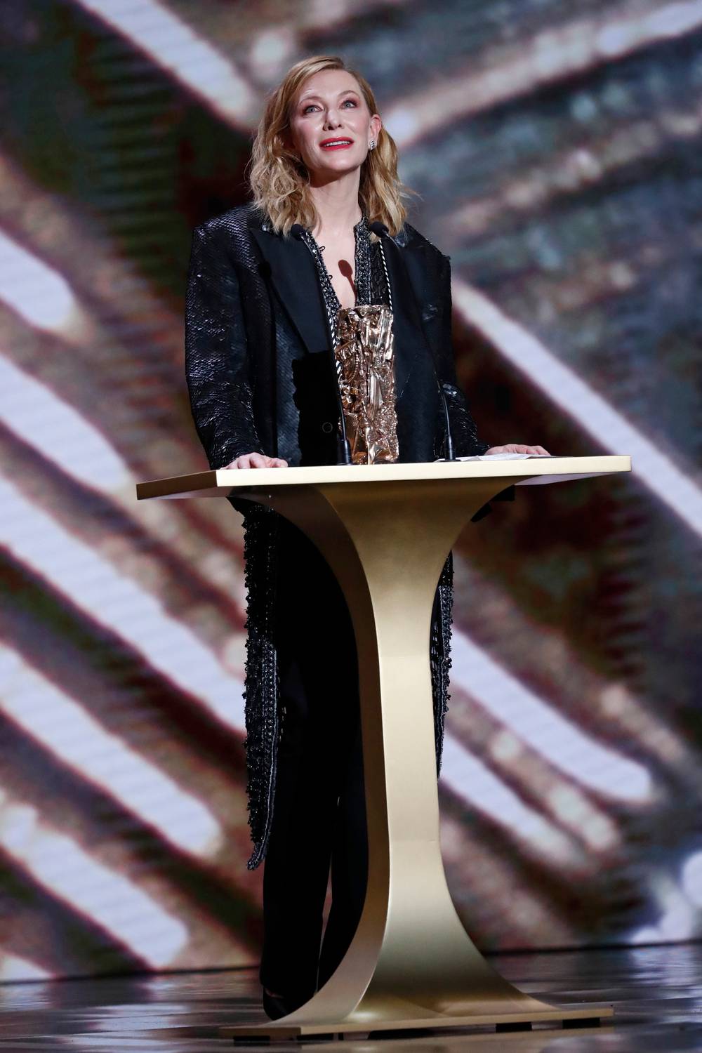 Cate Blanchett en robe Louis Vuitton