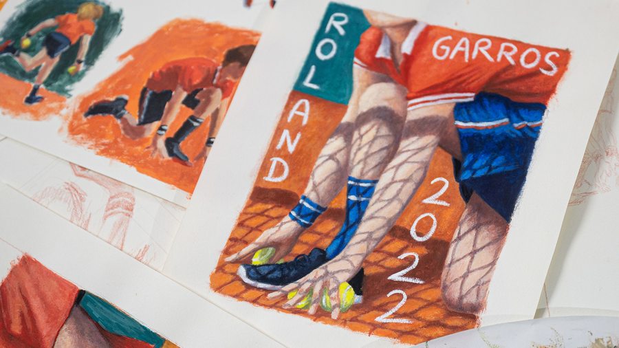 L'artiste Louise Sartor signe l'affiche du prochain Roland-Garros