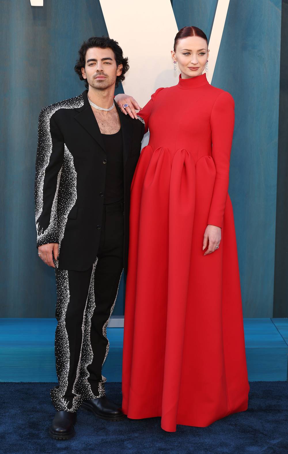 Sophie Turner et Joe Jonas en Louis Vuitton