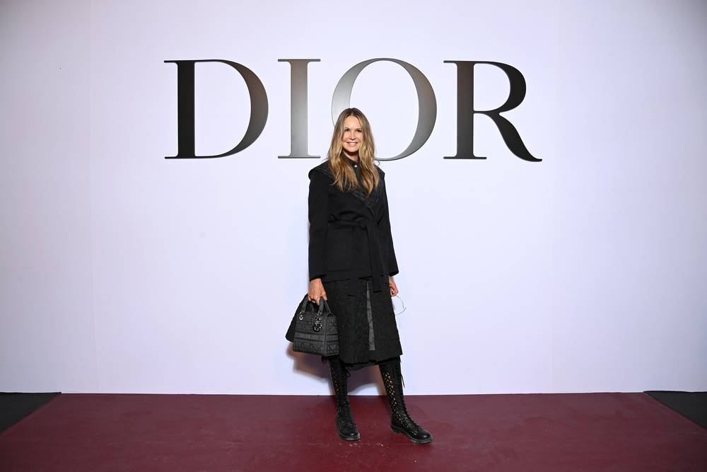 Elle Mcpherson au défilé Dior automne-hiver 2022-2023