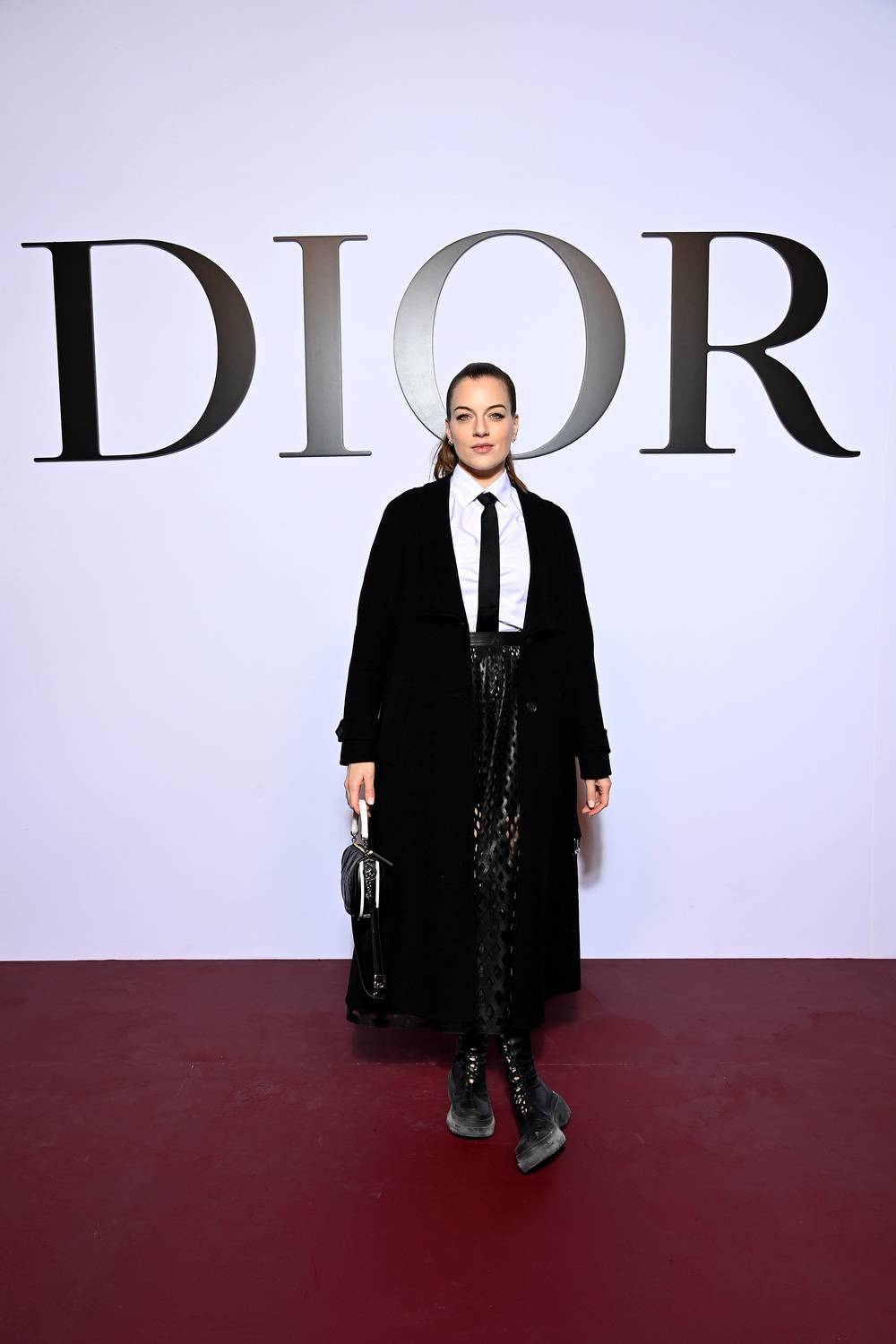 Cleopatra Zu Oettingen-Spielberg au défilé Dior automne-hiver 2022-2023
