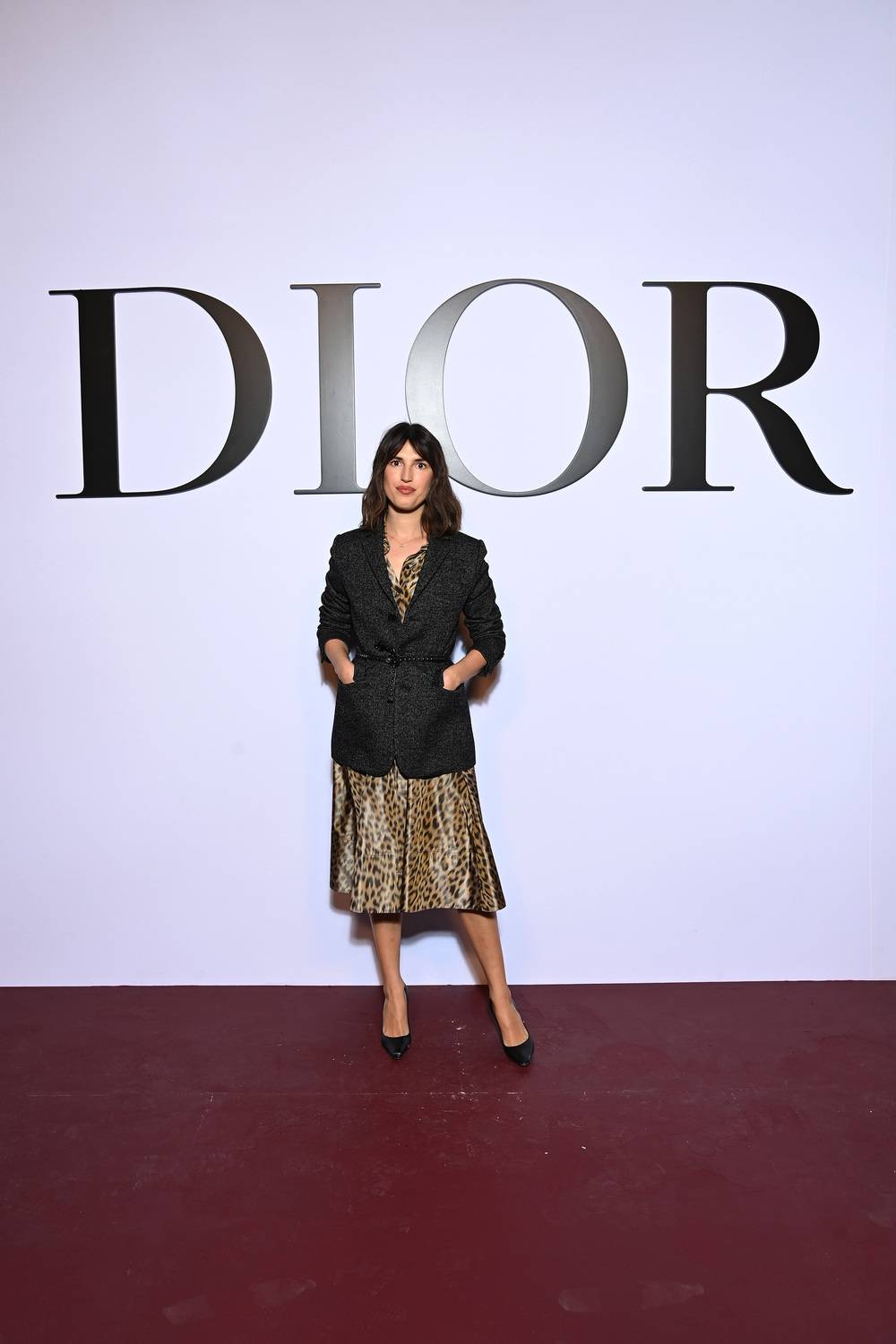 Jeanne Damas au défilé Dior automne-hiver 2022-2023