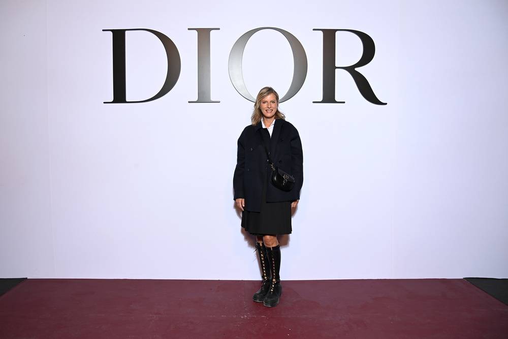 Karain Viard au défilé Dior automne-hiver 2022-2023