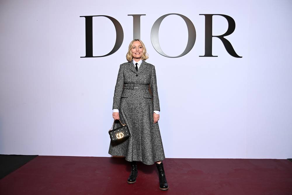 Lucie de la Falaise au défilé Dior automne-hiver 2022-2023