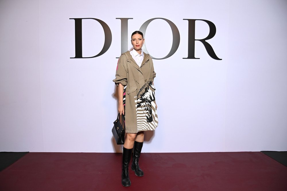 Maria Sharapova au défilé Dior automne-hiver 2022-2023