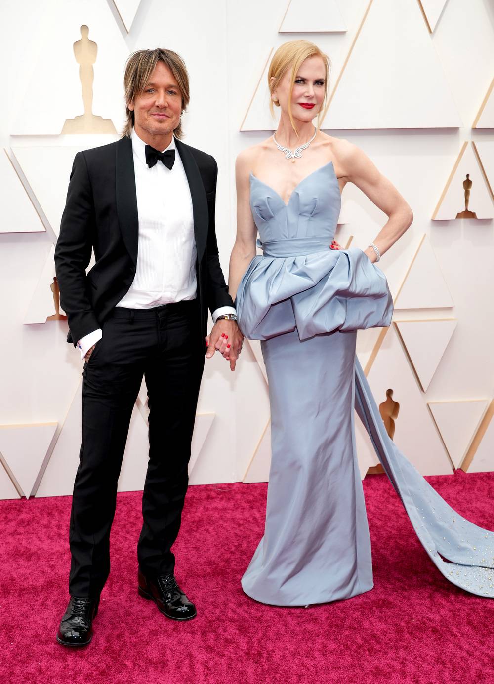 Nicole Kidman en robe Giorgio Armani et Keith Urban