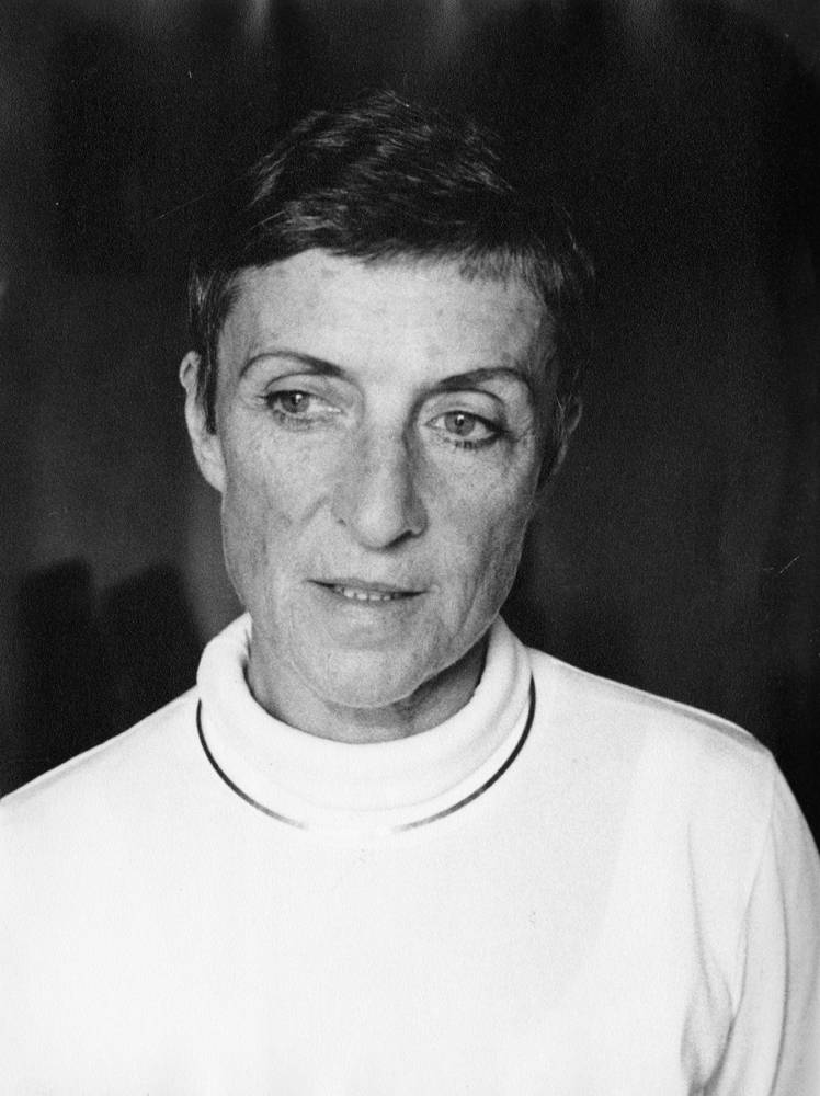Portrait d’Anna-Eva Bergman, Saint-Paul de Vence, 1968. Photographie Hans Hartung