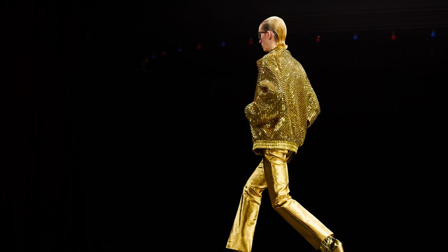 Hedi Slimane shoots Celine’s new menswear collection at the Olympia 