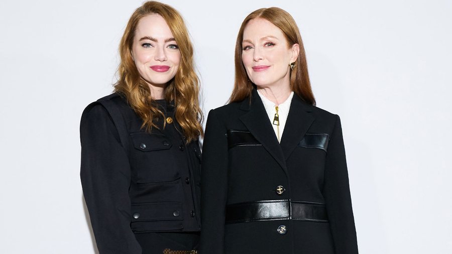 Emma Stone, Sophie Turner, Julianne Moore… les stars au défilé Louis Vuitton automne-hiver 2022-2023