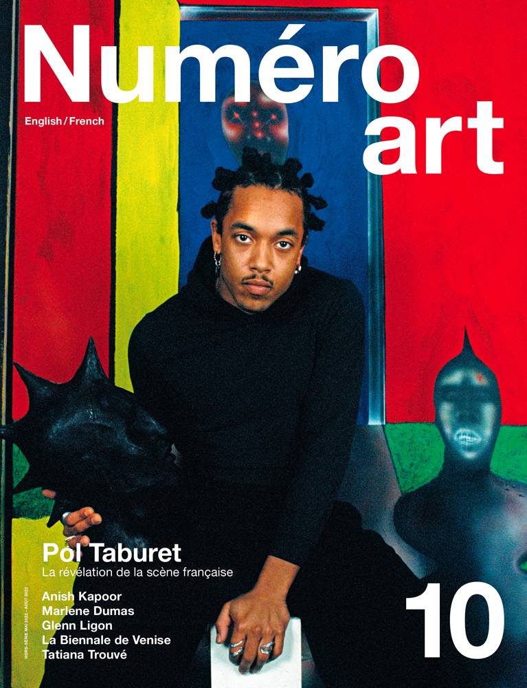 Pol Taburet photographié par Hugo Comte en couverture du Numéro art 10.