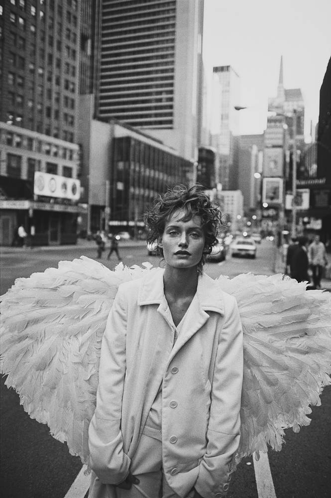 Peter Lindbergh. Amber Valletta. New-York 1993