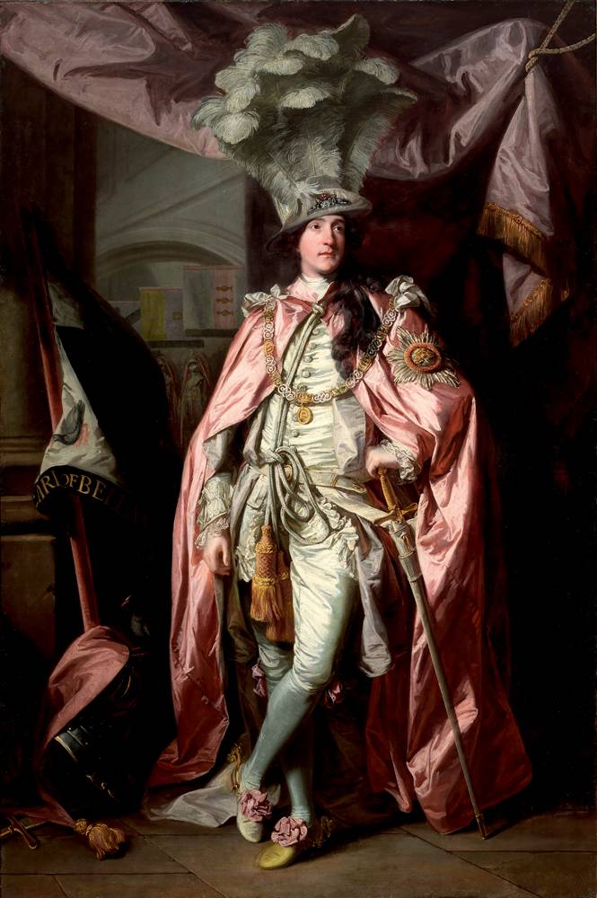 Ritratto di Charles Coote, 1° Conte di Bellamont (1738-1800), in Robes of the Order of the Bath (1773-1774) di Joshua Reynolds.  Olio su tela.  Foto: © Galleria Nazionale d'Irlanda