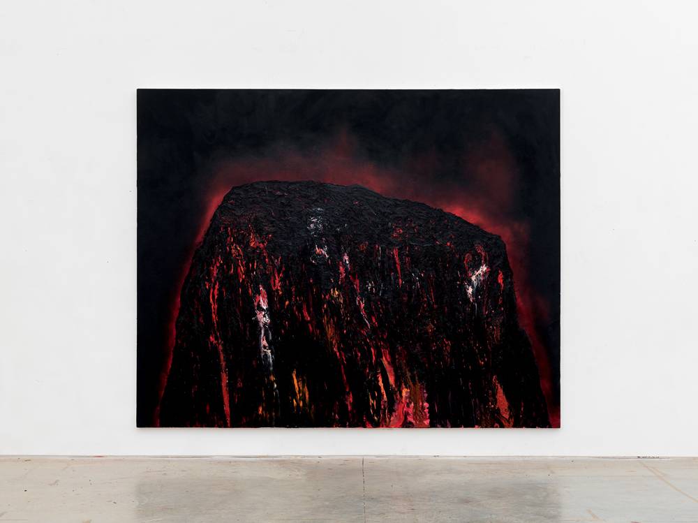 "Black within me" (2021). Anish Kapoor. Huile sur toile 244 X 305 cm. Photo : Dave Morgan. © Anish Kapoor. All rights reserved SIAE, 2021
