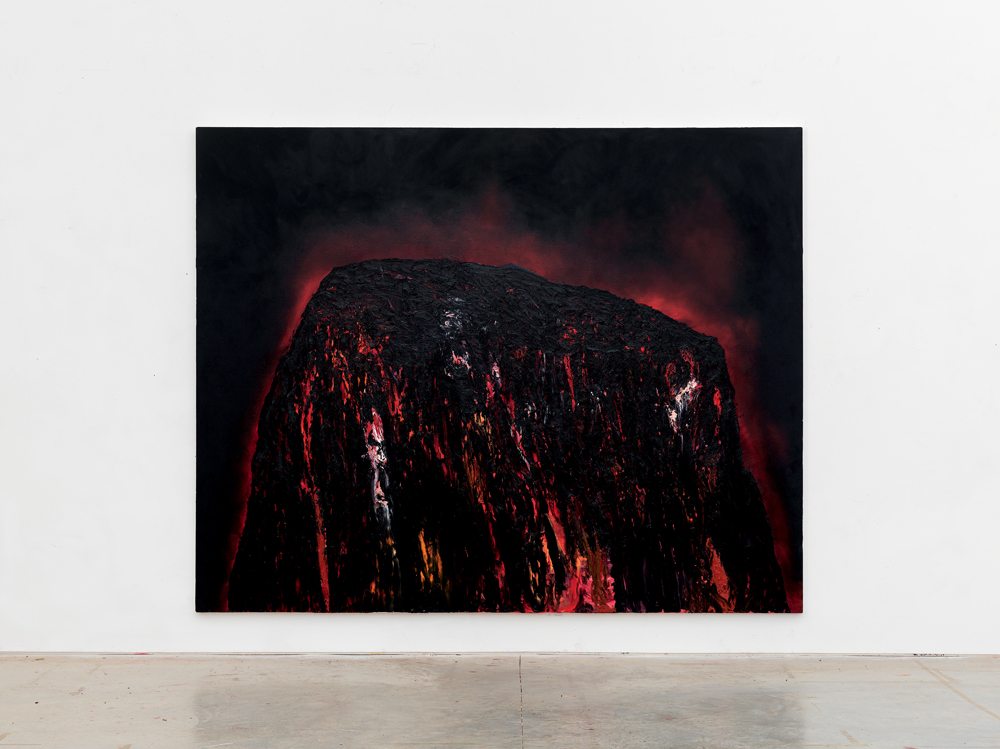 "Black within me" (2021). Anish Kapoor. Oil on Canvas 244 X 305 cm. Photo : Dave Morgan. © Anish Kapoor. All rights reserved SIAE, 2021