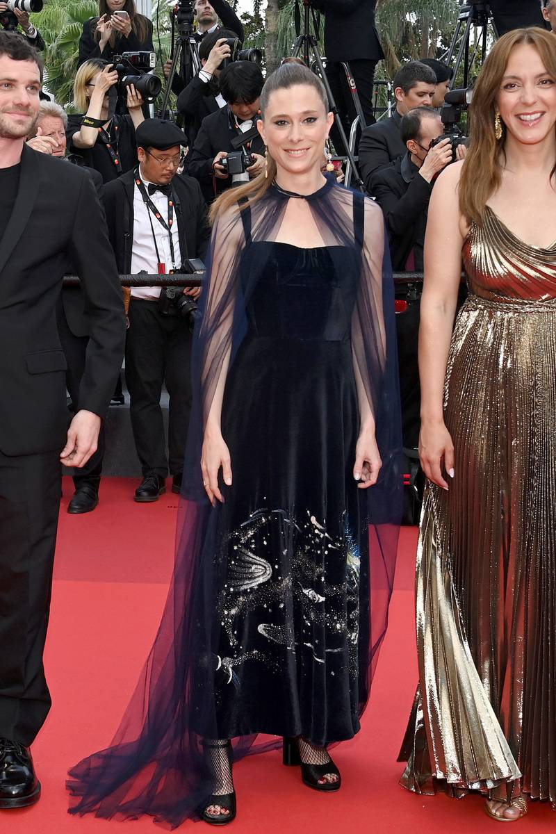 Laura Wandel en robe Dior