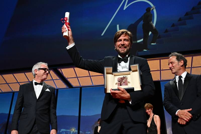 Ruben Ostlund, lauréat de la Palme d'or au 75ème Festival de Cannes © Chopard