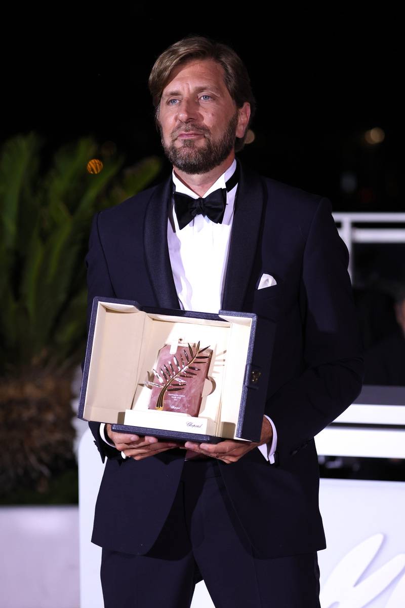 Ruben Ostlund, Palme d’Or recipient of the 75th edition of the Cannes Film Festival © Chopard