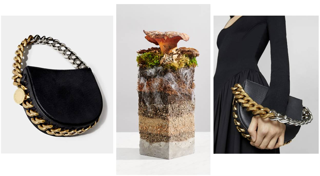 Stella McCartney dévoile le tout premier sac de luxe en mycélium, alternative vegan au cuir