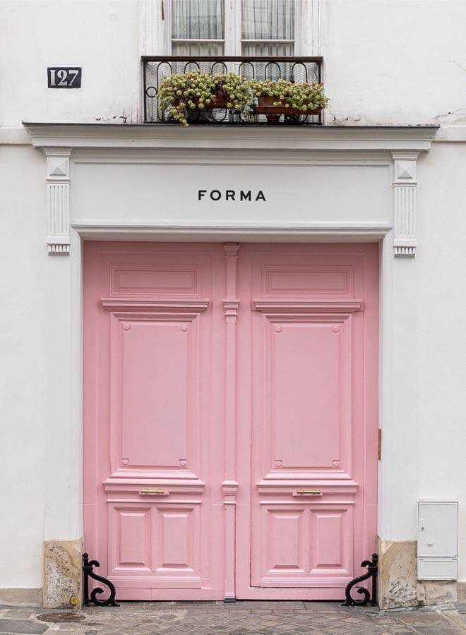 Porte rose de FORMA.
