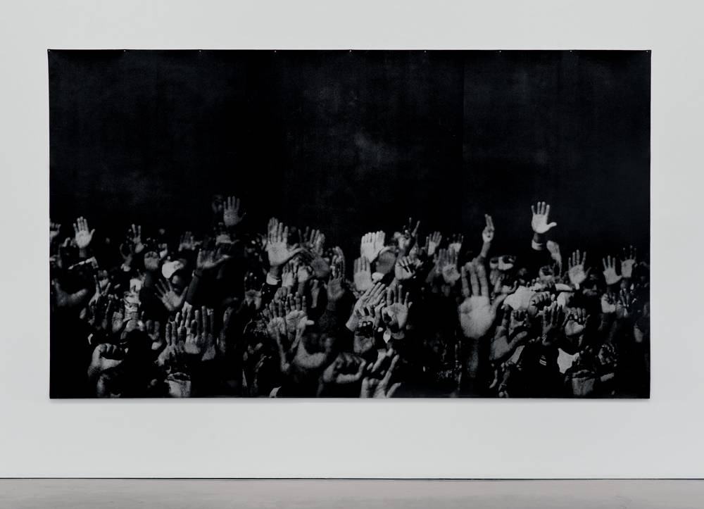 Glenn Ligon, “Hands” (1996). Photo : Brian Forrest, Regen Projects. © Glenn Ligon. Courtesy of the artist ; Hauser & Wirth, New York ; Regen Projects, Los Angeles ; Thomas Dane Gallery, Londres and Galerie Chantal Crousel Paris 