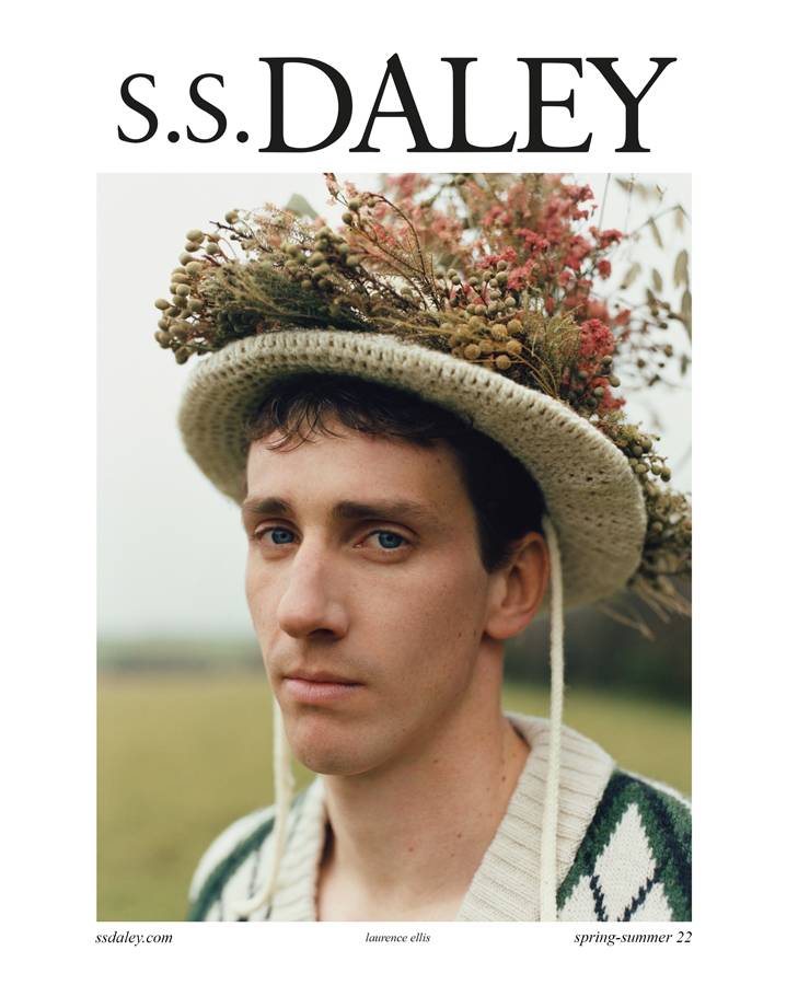 S.S.Daley Fall-Winter 2022 campaign. Artistic direction : Steven Stokey-Daley. Photography : Laurence Ellis. Styling : Harry Lambert. Production: Sophie Marriot (SophieM Productions)
