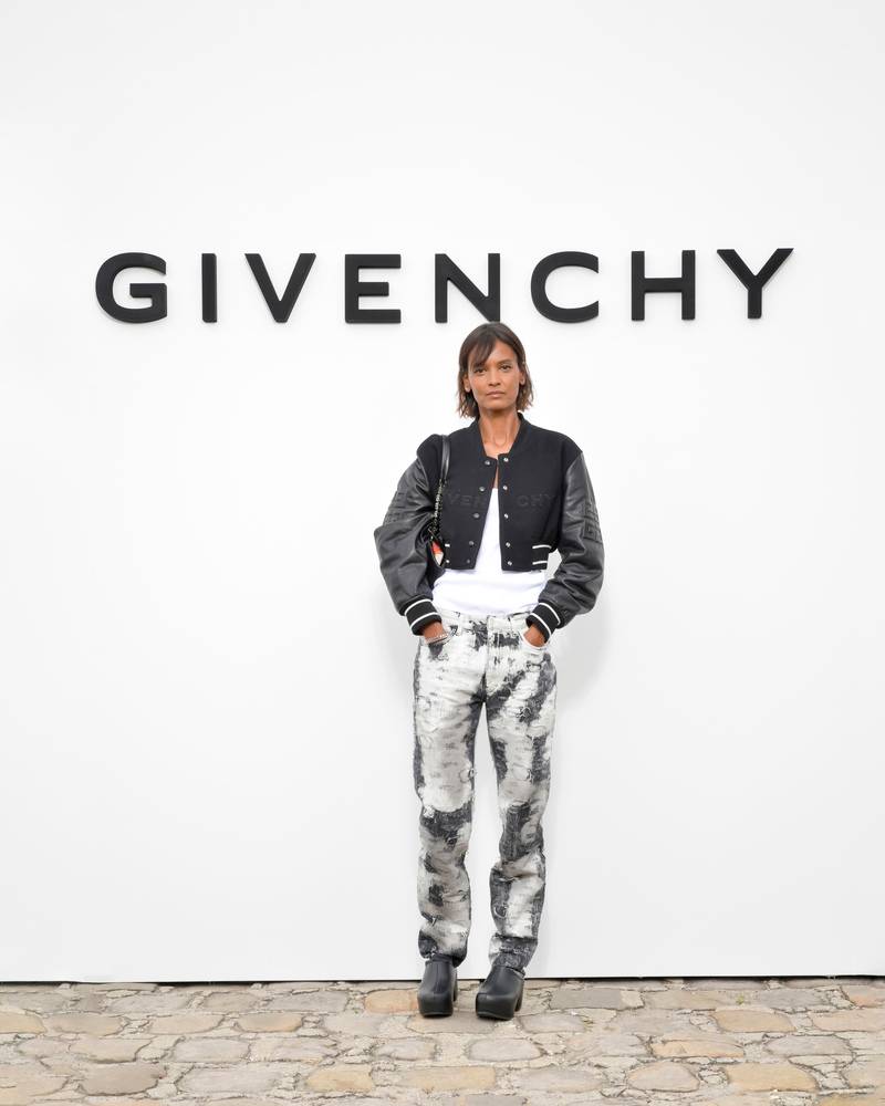 Liya Kebede au défilé Givenchy printemps-été 2023 à Paris