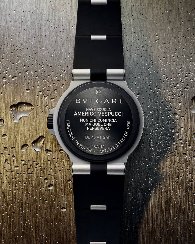 Bulgari présente sa nouvelle montre Vespucci sur le plus beau trois-mâts du monde